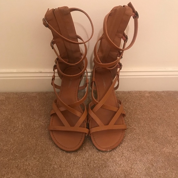 Brown leather Gladiator Sandals - Picture 1 of 1